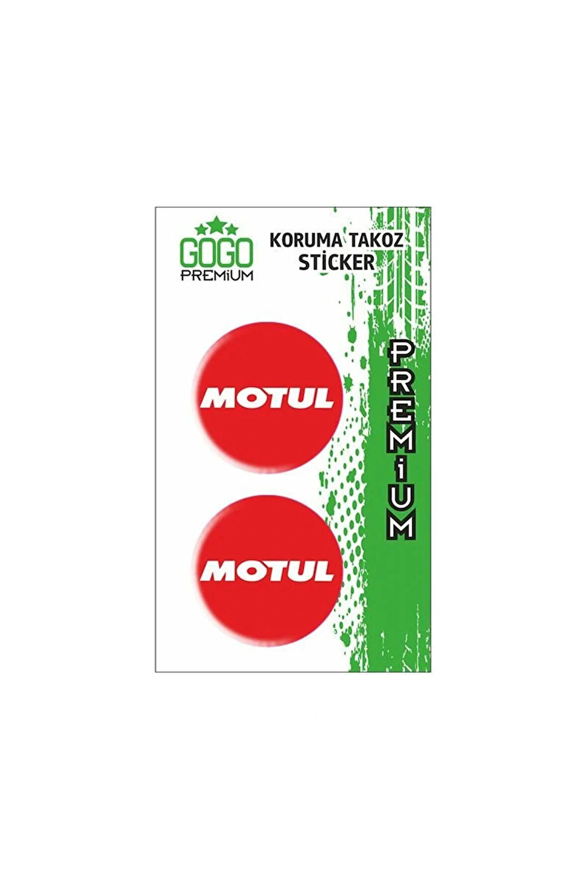 Honda Pcx Uyumlu İkili Koruma Takozu Kırmızı Damla Sticker 2 Adet