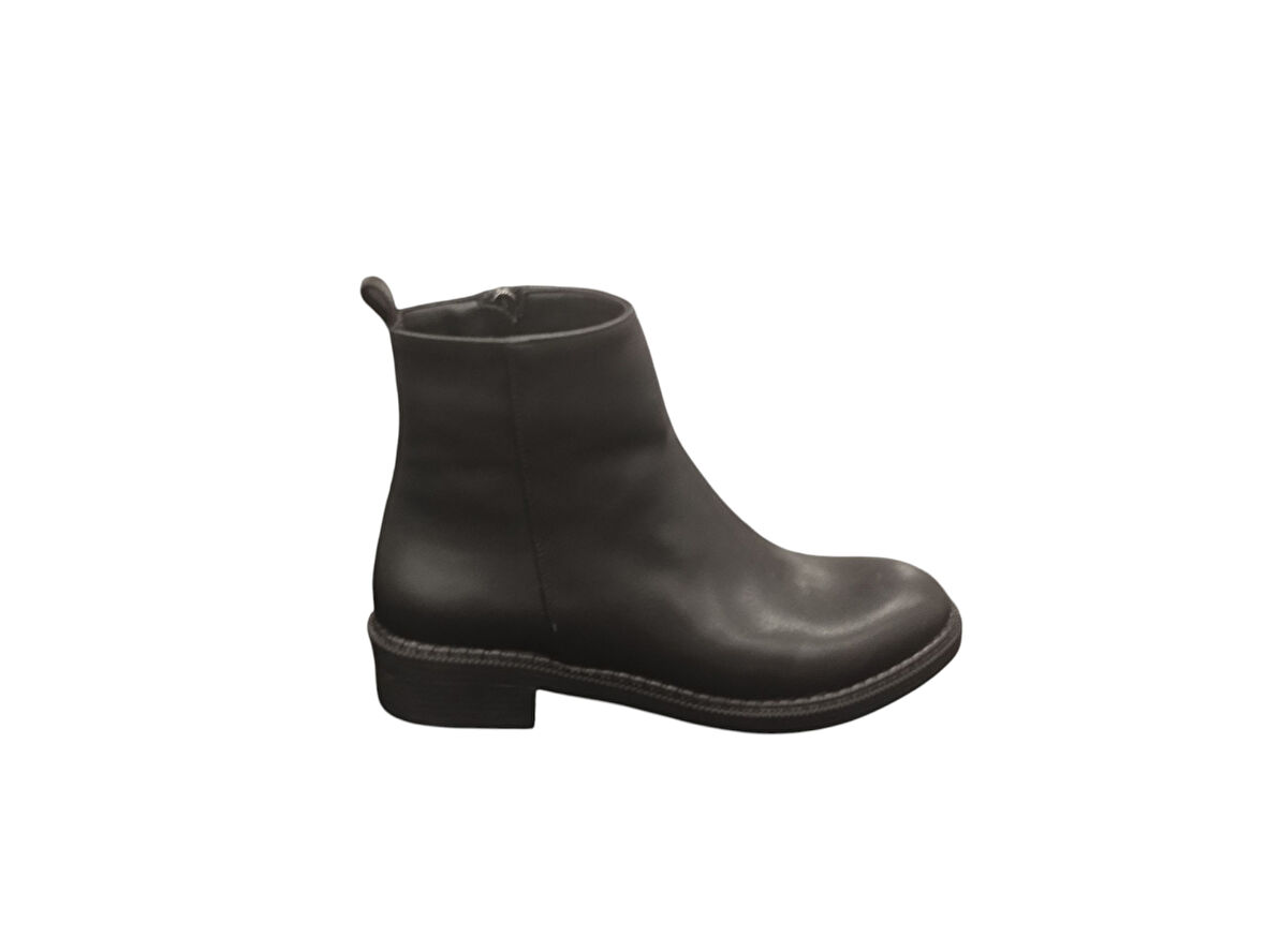 Punto 326201Z Fermuarlı Kaydırmaz Kauçuk Taban Günlük Kadın Bot