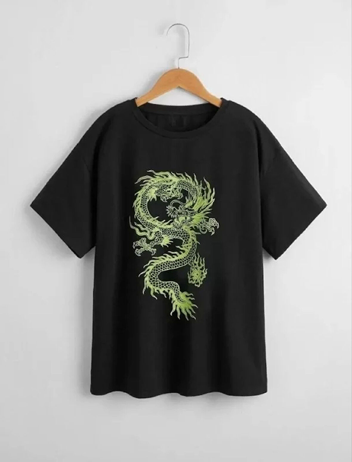 Çocuk Unisex Baskılı T-Shirt - Siyah