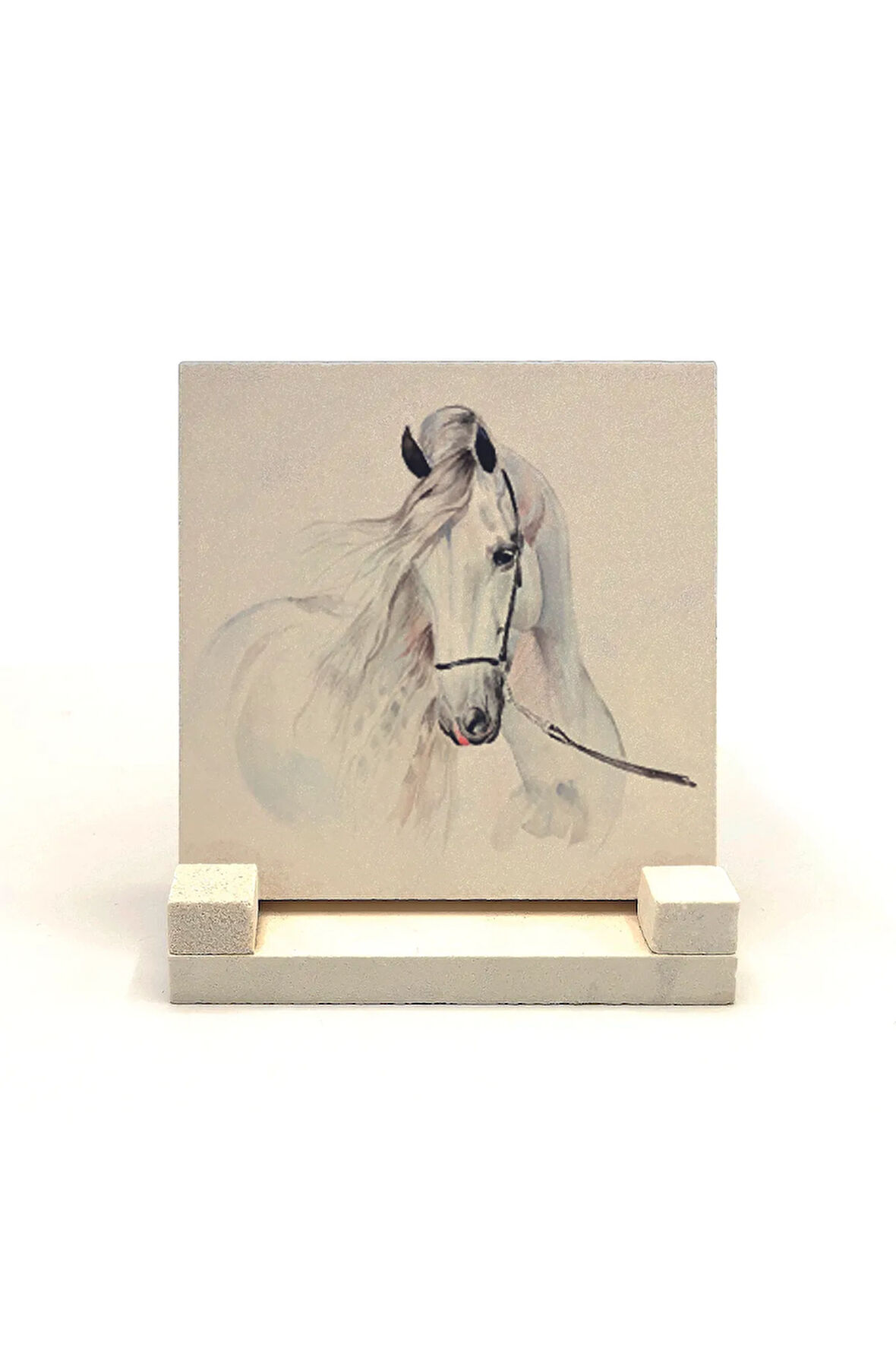 At  Baskılı Taş Masaüstlük 10X10