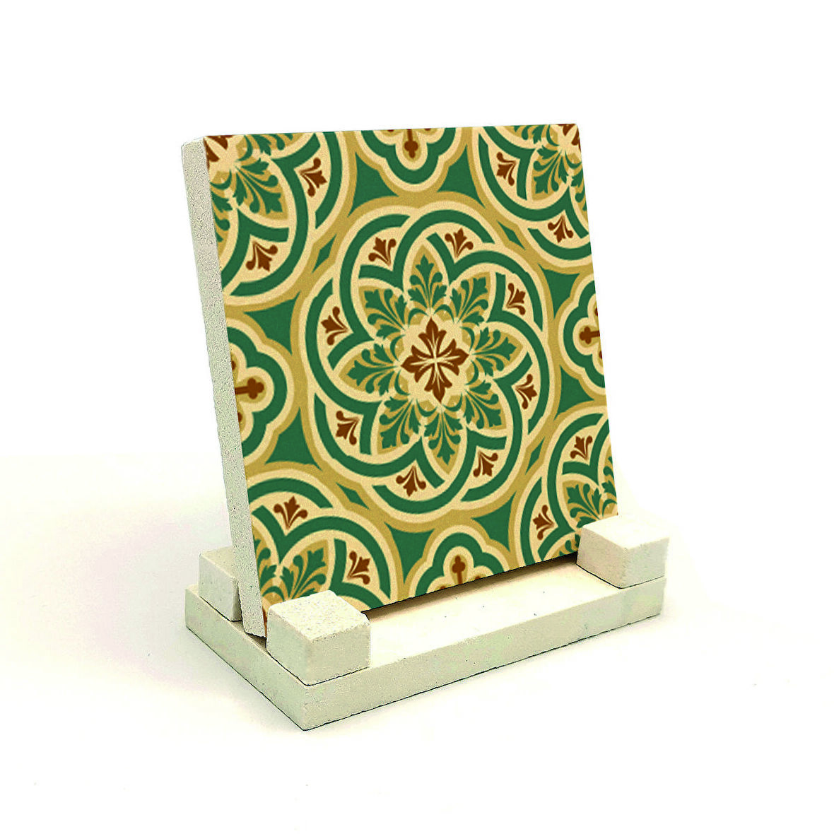 Bizans DeseniBaskılı Doğaltaş Masaüstlük