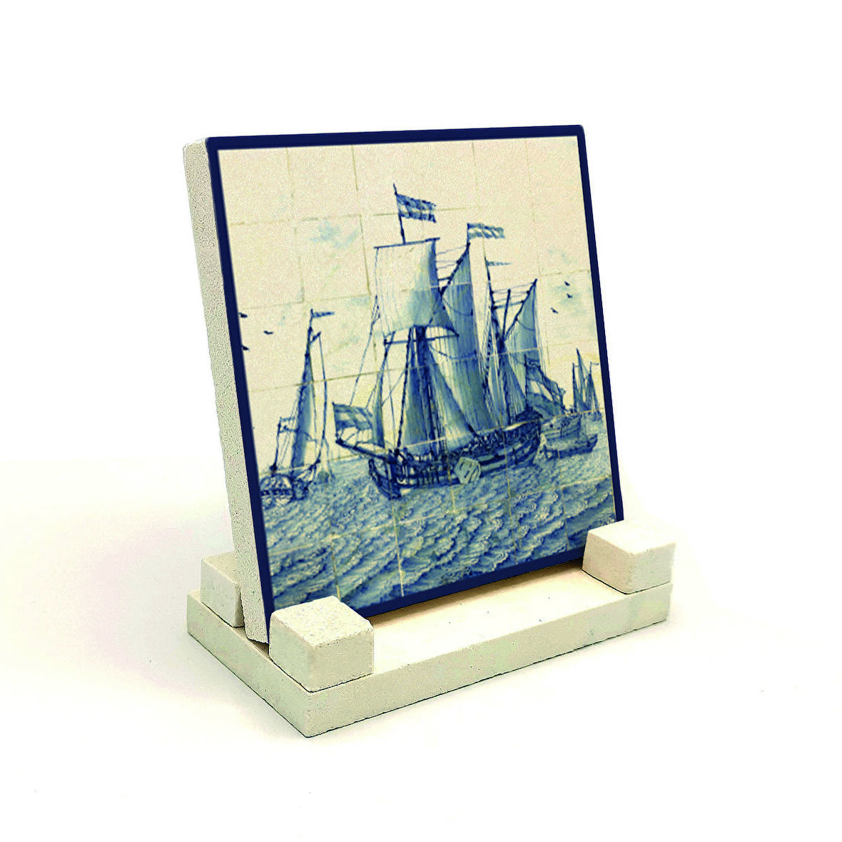 Hollanda DeseniBaskılı Doğaltaş Masaüstlük