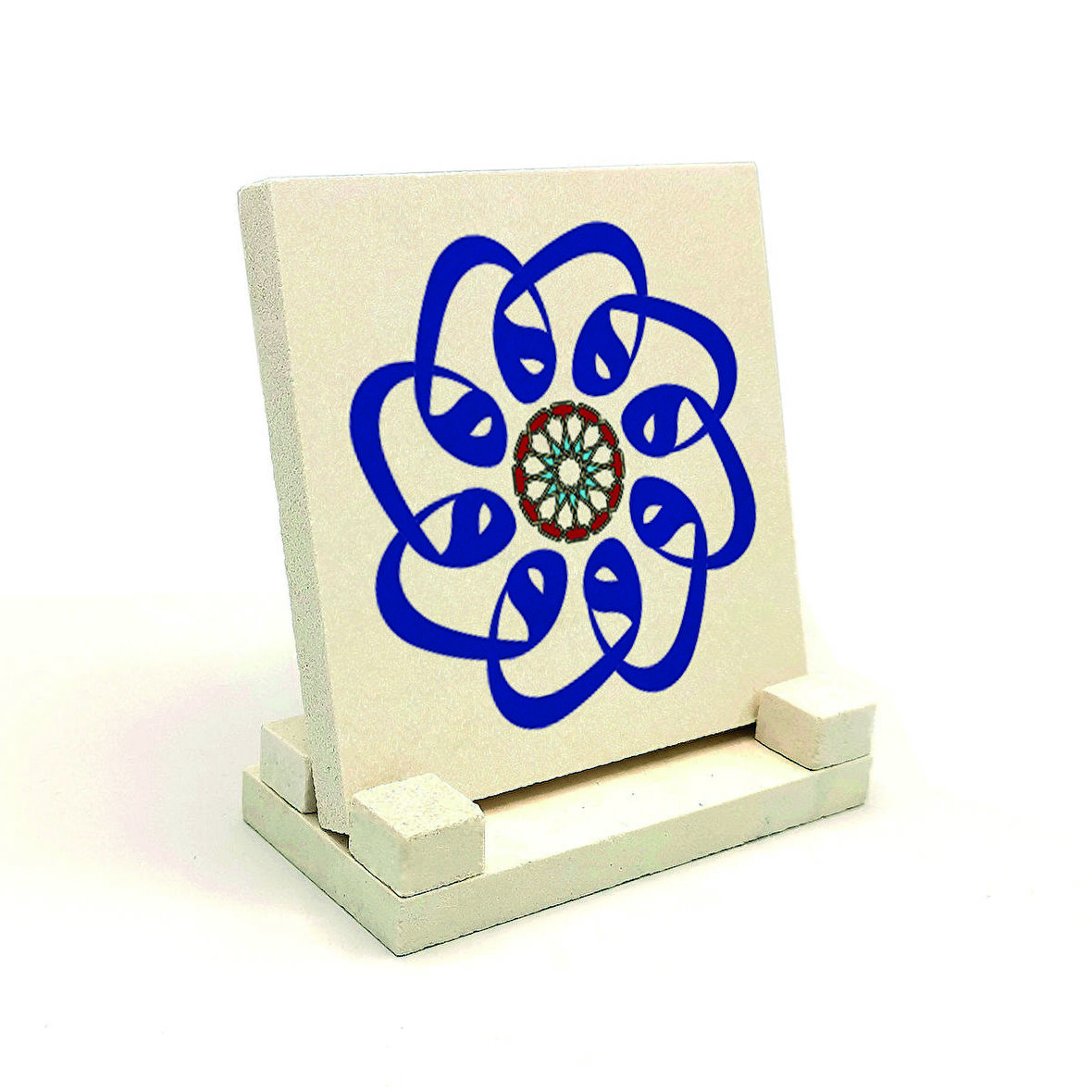 8’li Vav harfiYazılı Doğaltaş Masaüstlük