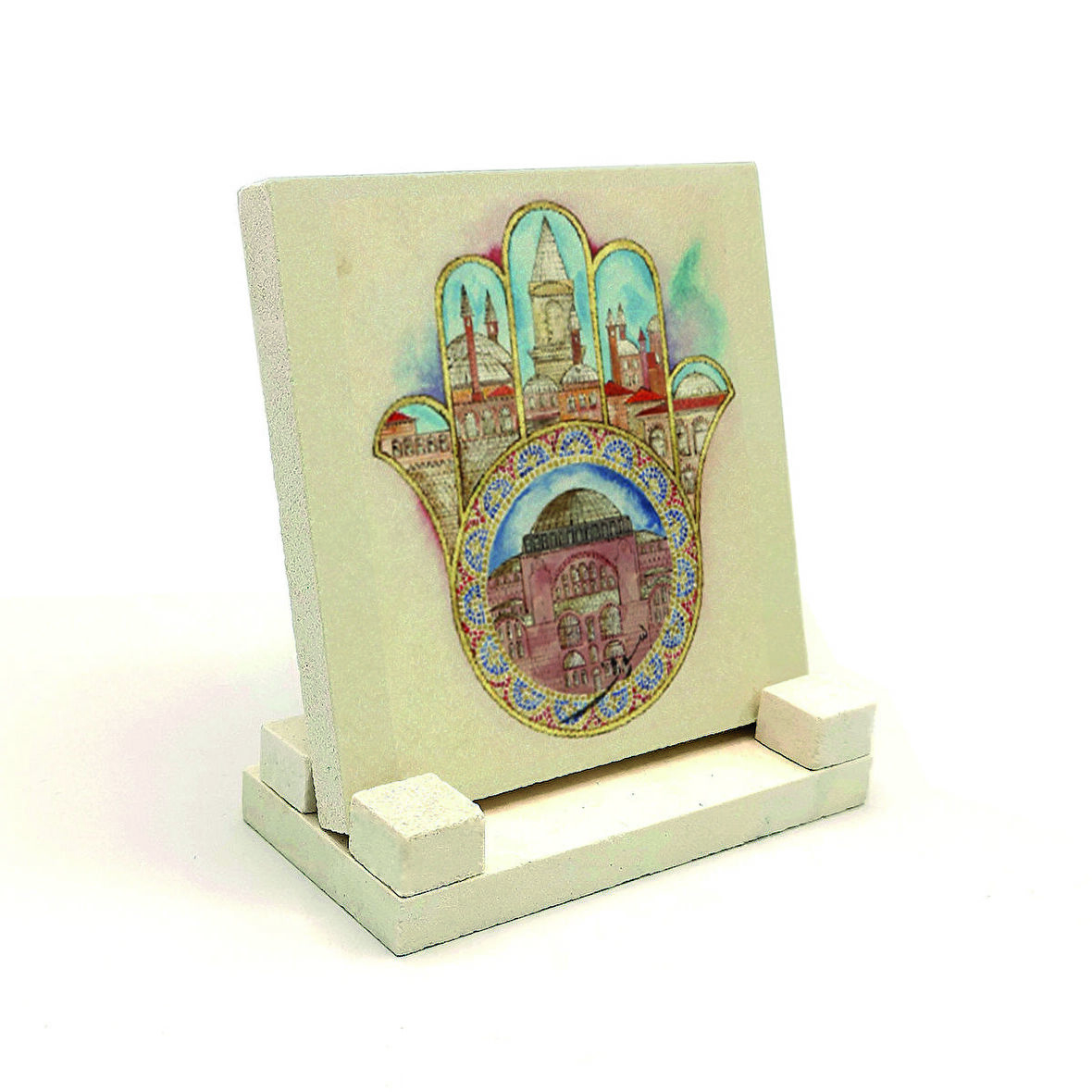 İstanbul Sembolik YerlerBaskılı Doğaltaş Masaüstlük