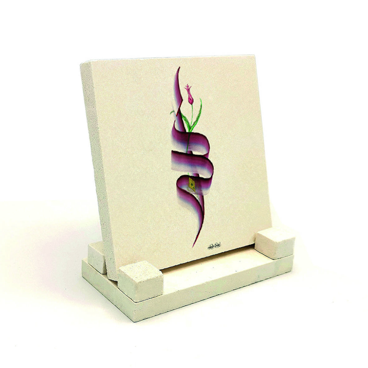 “Bismillah”Yazılı Doğaltaş Masaüstlük