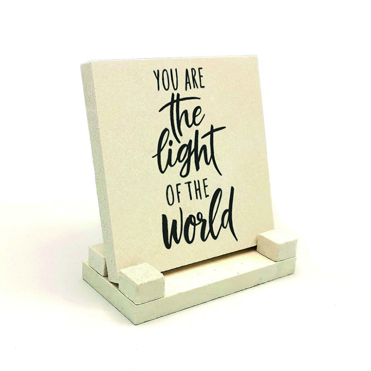 Matta 5:14 AyetiBaskılı Doğaltaş Masaüstlük