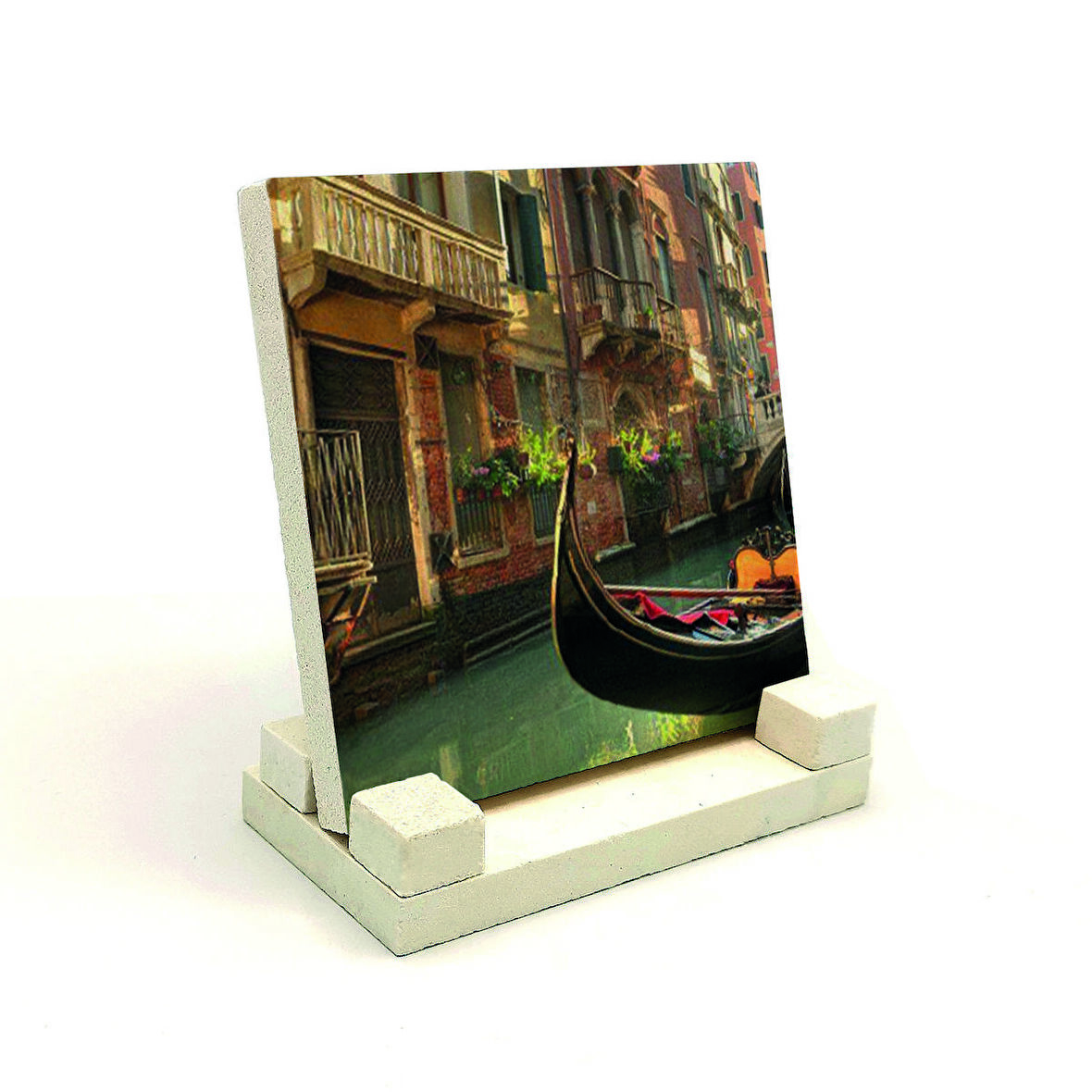 Venedik GörseliBaskılı Doğaltaş Masaüstlük