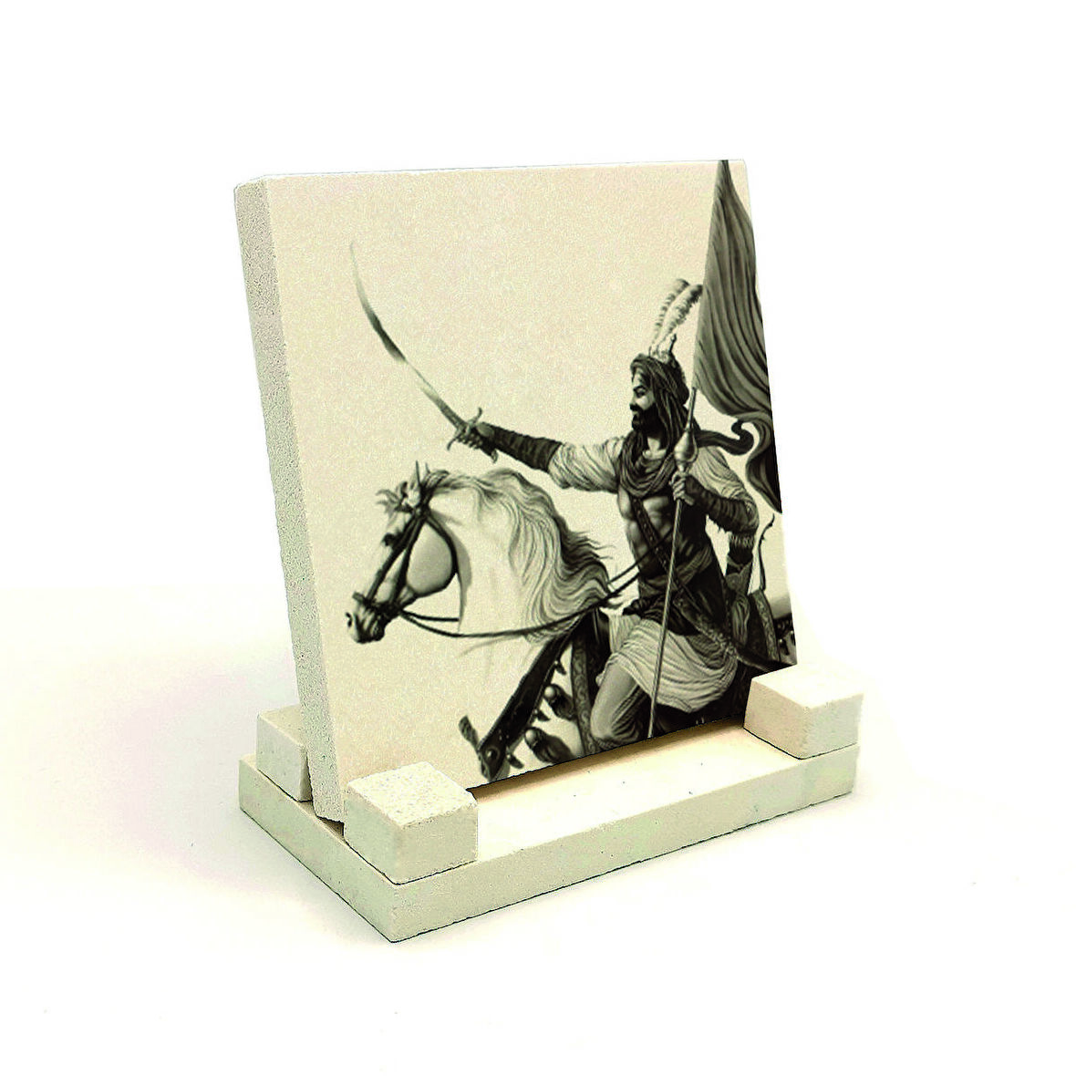 Hz. Hüseyin TasviriBaskılı Doğaltaş Masaüstlük