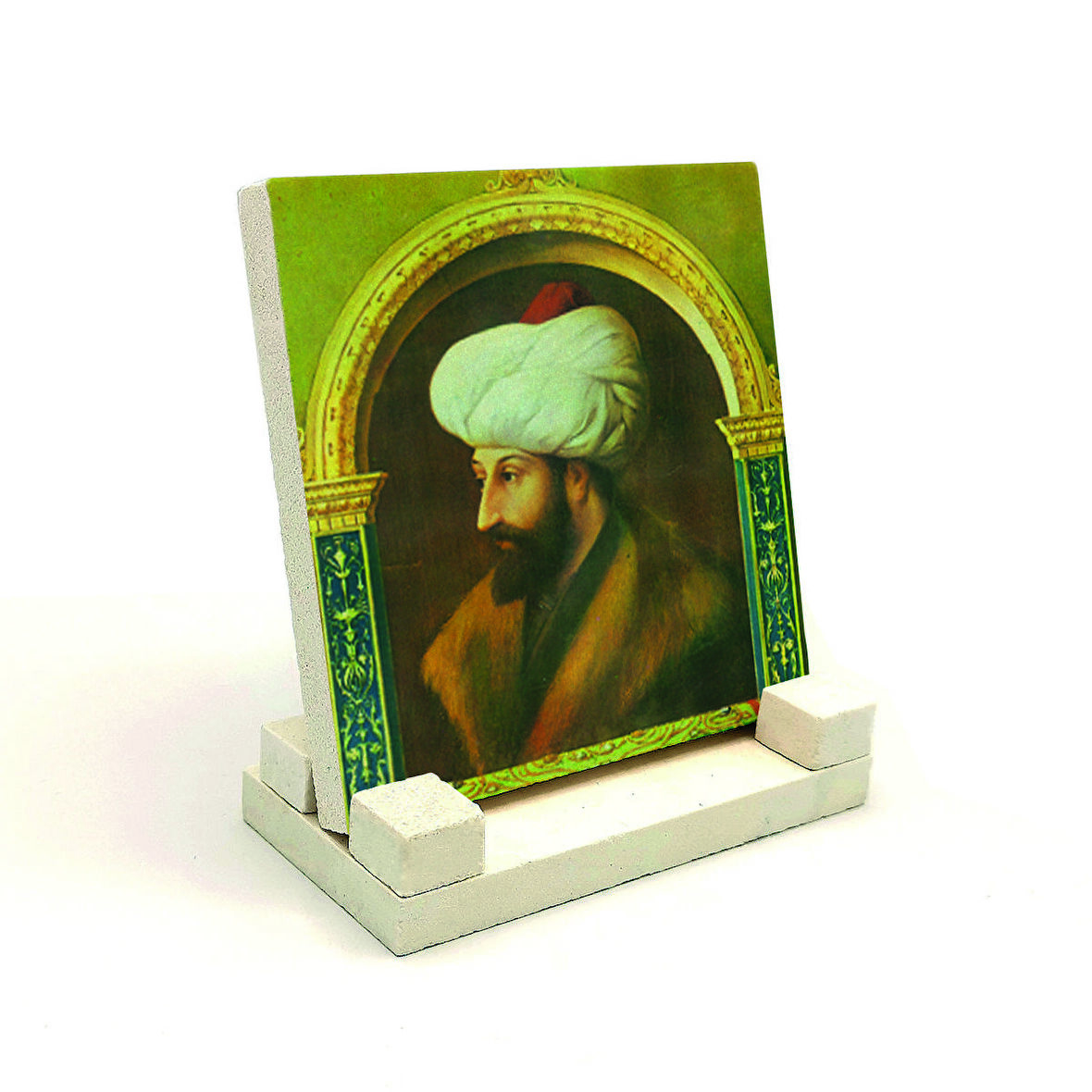Fatih Sultan MehmetBaskılı Doğaltaş Masaüstlük