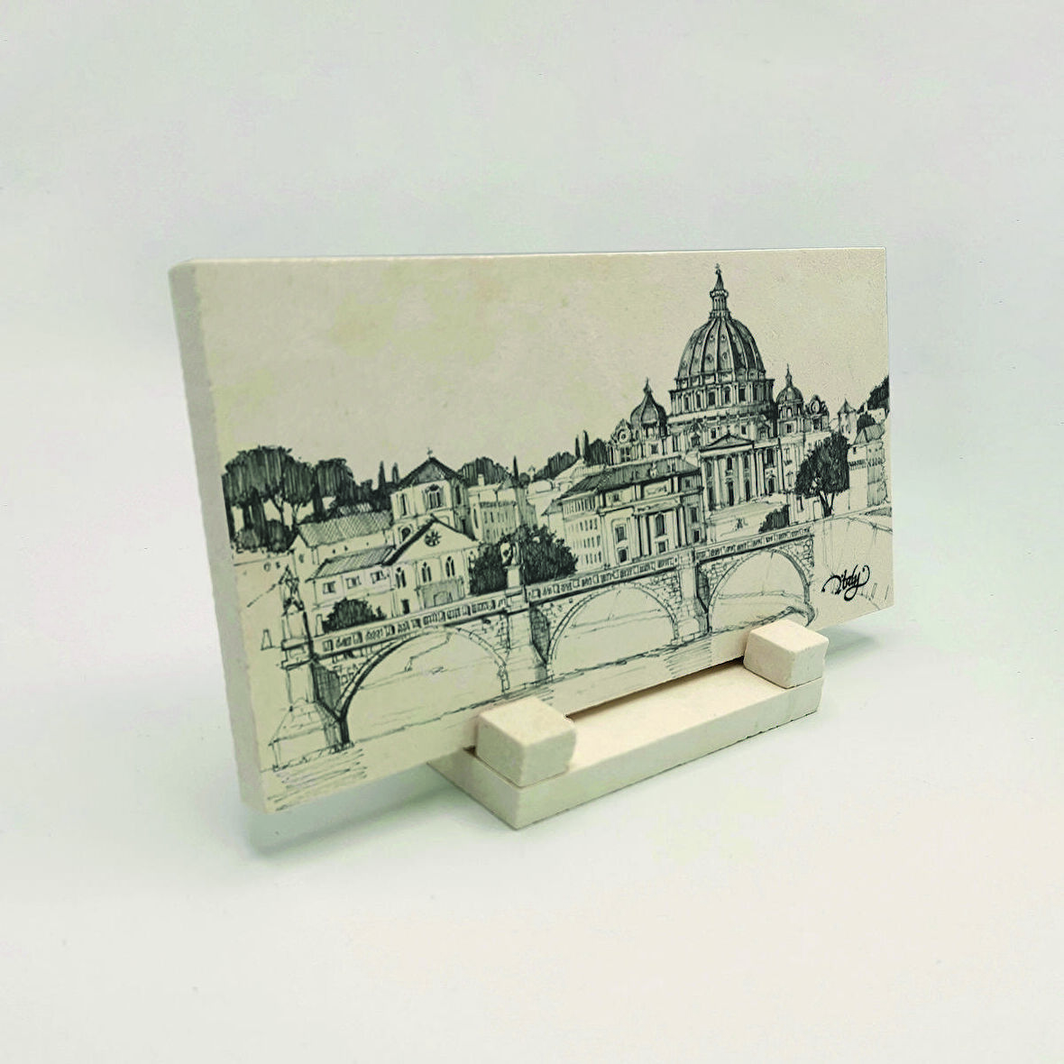 İtalyaBaskılı Doğaltaş Masaüstlük