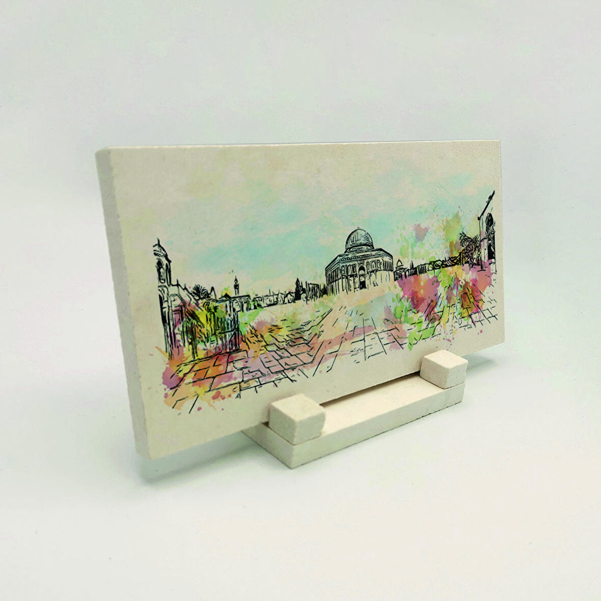 KudüsBaskılı Doğaltaş Masaüstlük