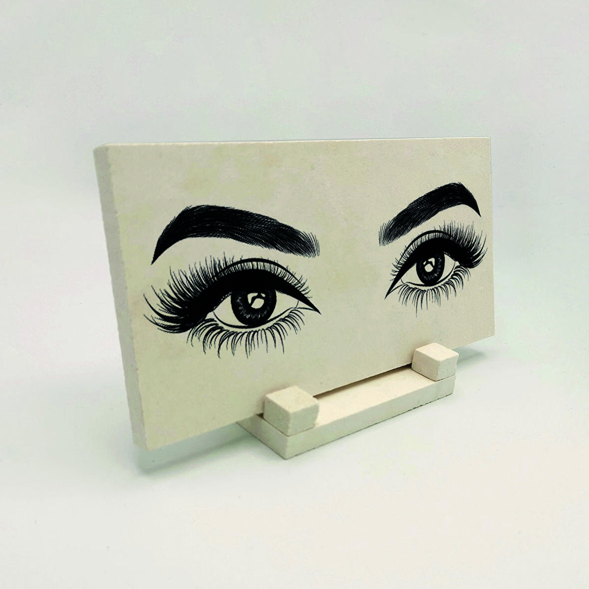 Arap KadınBaskılı Doğaltaş Masaüstlük