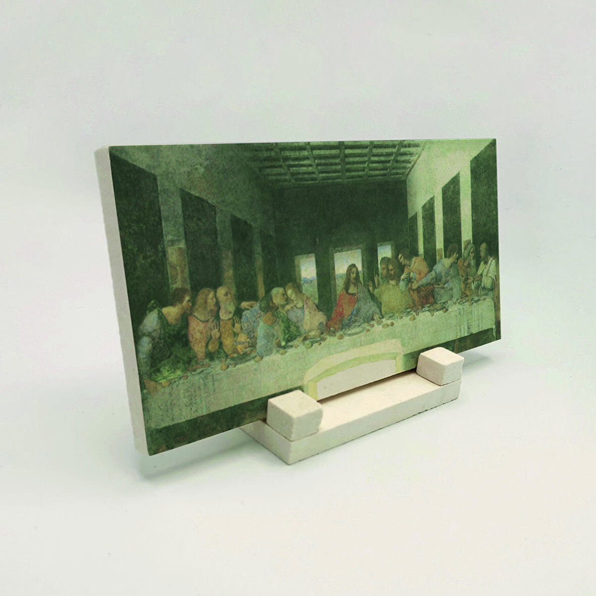 Son Akşam Yemeği (Leonardo da Vinci, 149’lar)Baskılı Doğaltaş Masaüstlük