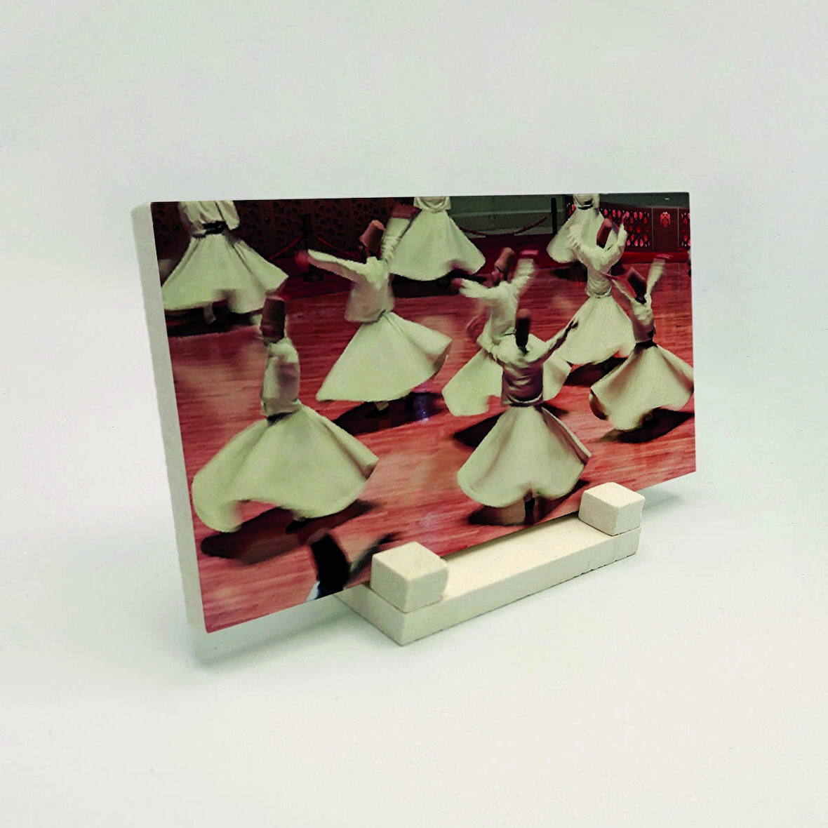 Mevlevi AyiniBaskılı Doğaltaş Masaüstlük