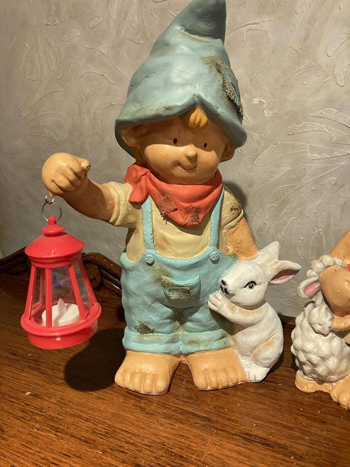 Tavşanlı Fenerli Cüce Kız Çocuk ,bahçe objeleri, yaz dekor, balkon, tarz, stil