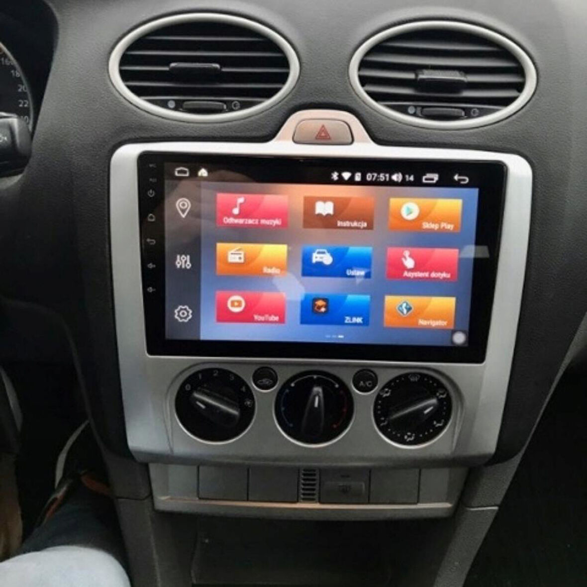 Ford Focus 2 Manuel Klima Android Multimedya Sistemi 4-64 For-X (2005-2011)
