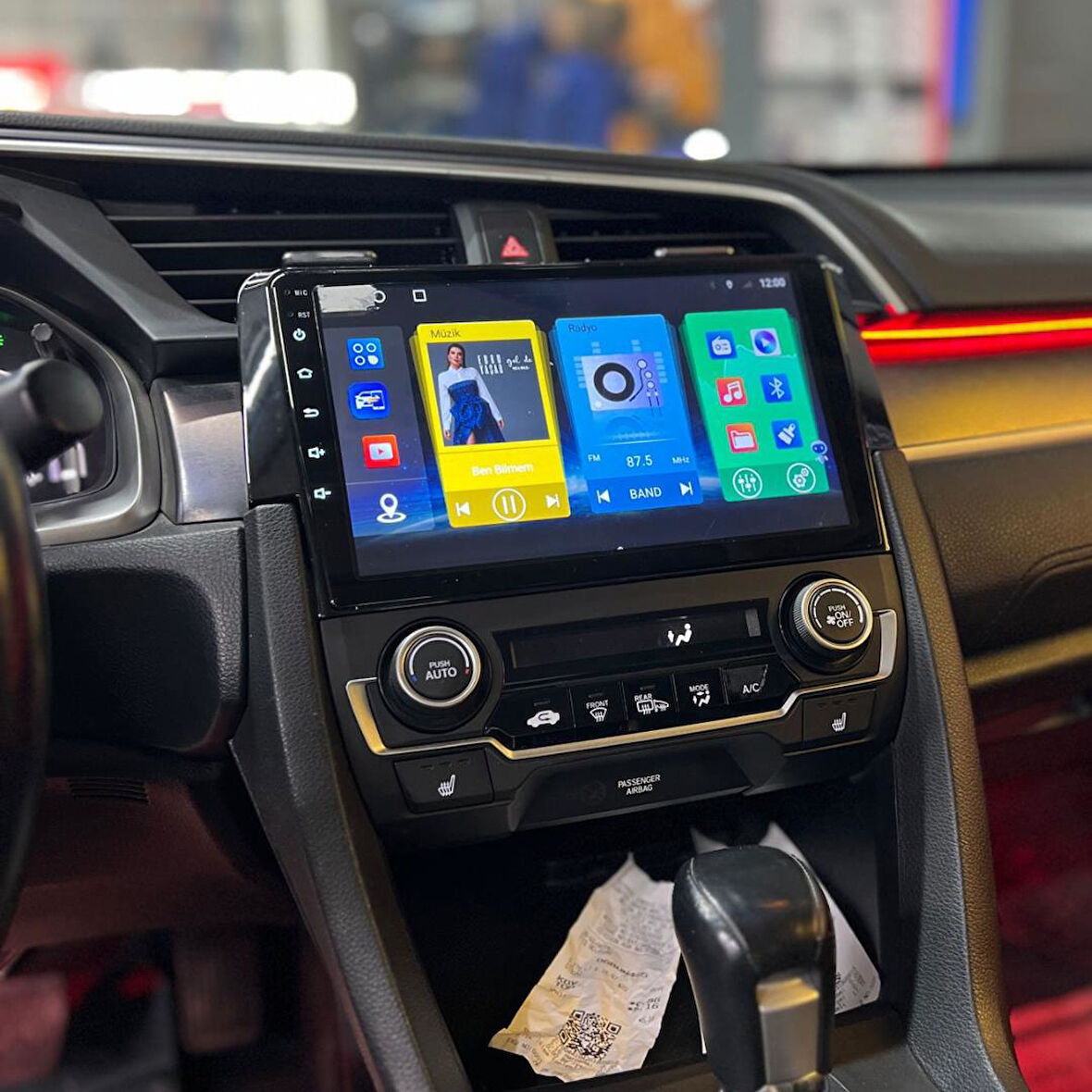 Honda Civic FC5 Android Multimedya Sistemi 4-64 For-X (2016-2020)