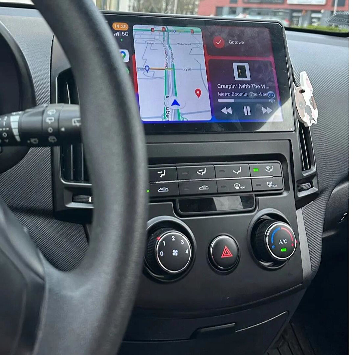 Hyundai İ30 Manuel Klima Android Multimedya Sistemi 4-64 For-X (2008-2011)