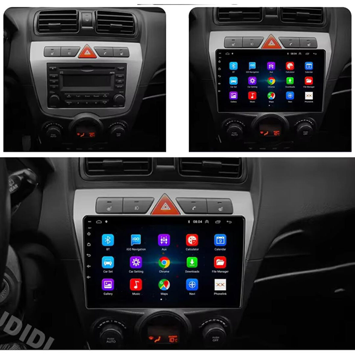 Kia Picanto Android Multimedya Sistemi 4-64 For-X (2008-2011)