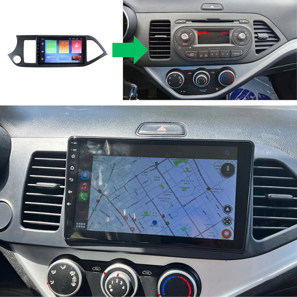 Kia Picanto Android Multimedya Sistemi 4-64 For-X (2011-2016)