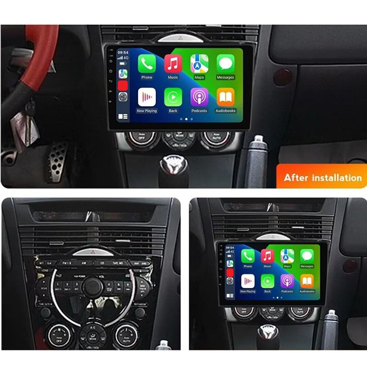 Mazda RX-8 Android Multimedya Sistemi 4-64 For-X (2005-2008)