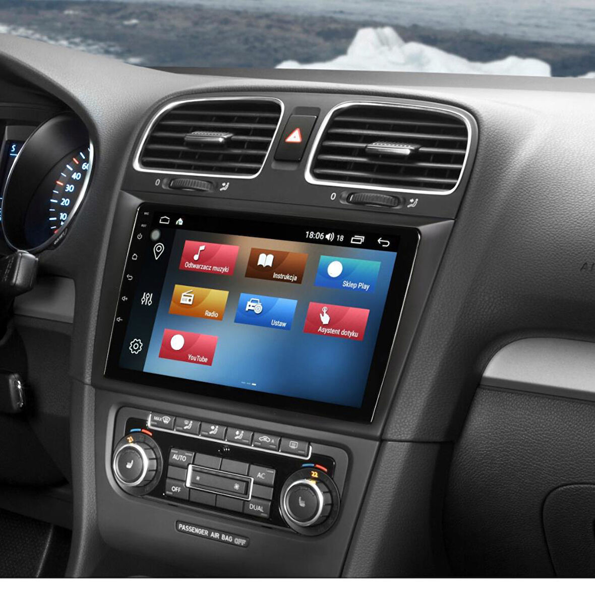 Volkswagen Golf 6 Android Multimedya Sistemi 4-64 For-X (2010-2012)