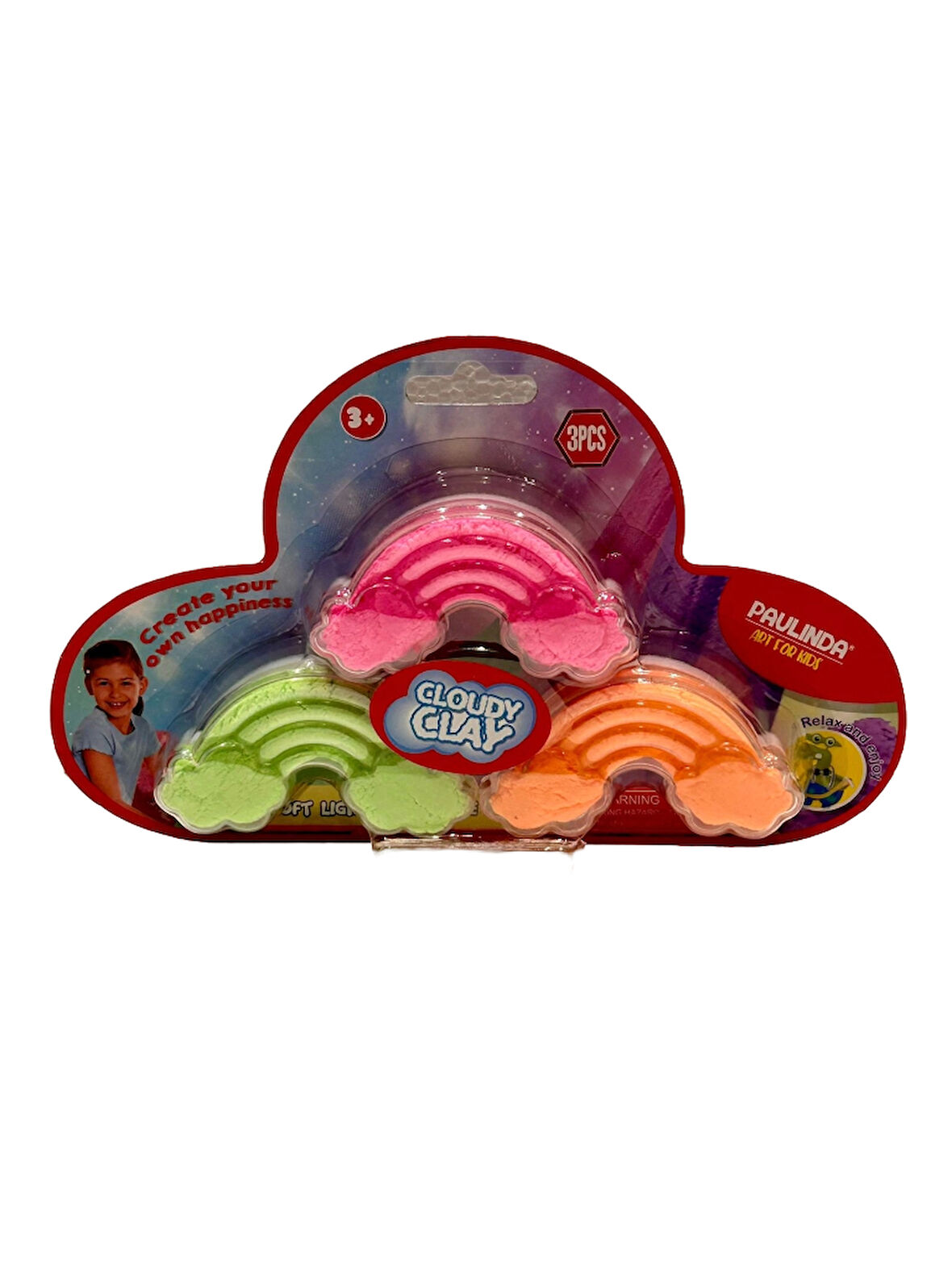 Paulinda Slime Super Cloudy Clay 3 Parça S00095812