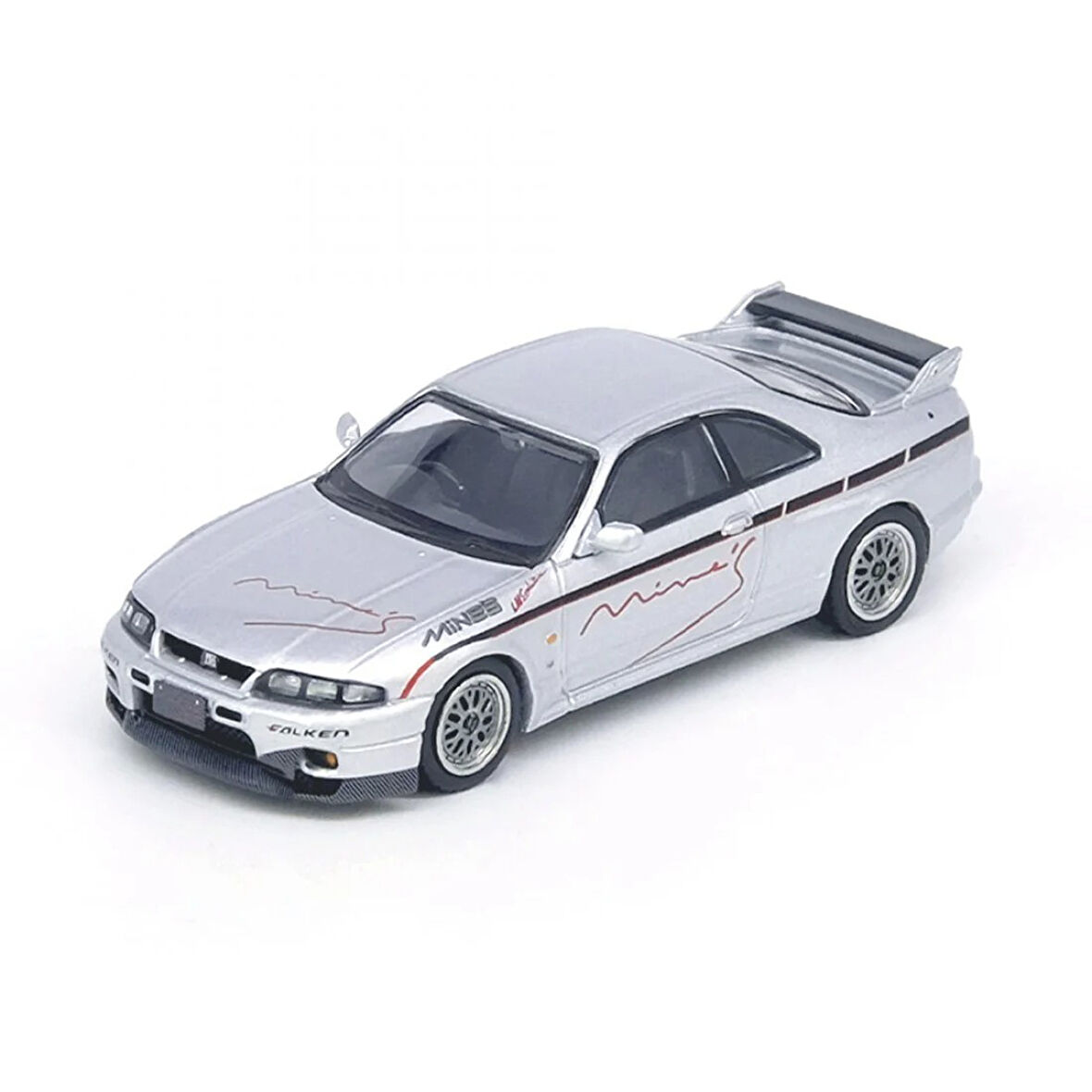 Inno 64 Models Nissan Skyline GT-R (R33) "Tuned by Mine's" Gümüş