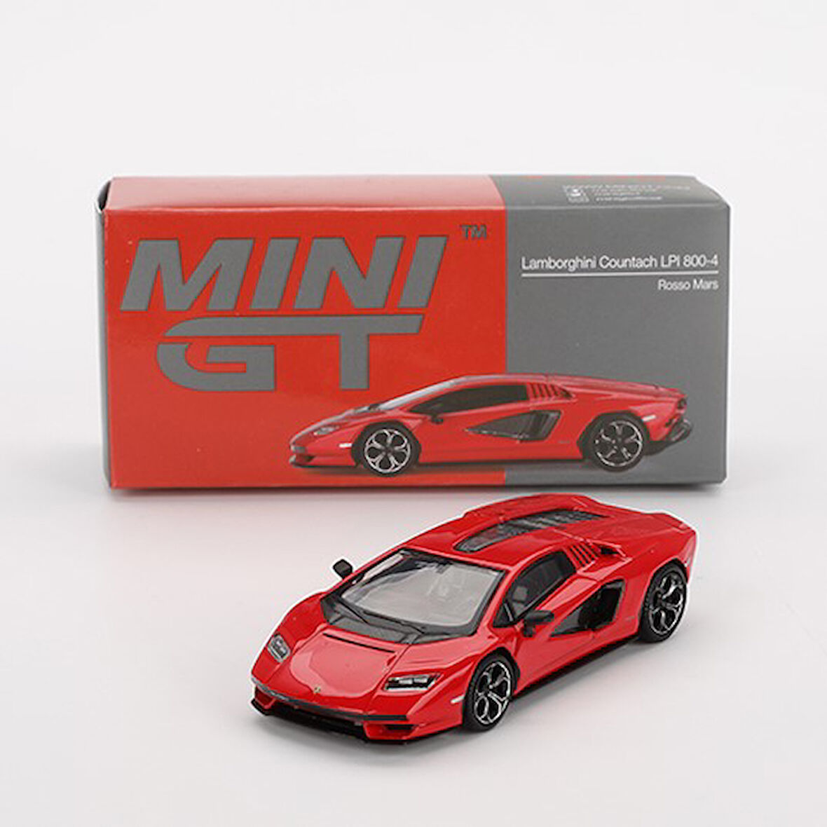 Mini GT 720 Lamborghini Countach LPI 800-4 Rosso Mars