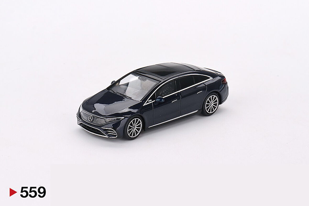 Mini GT 1/64 559 Mercedes-Benz EQS 580 4MATIC Nautical Mavi Metalik