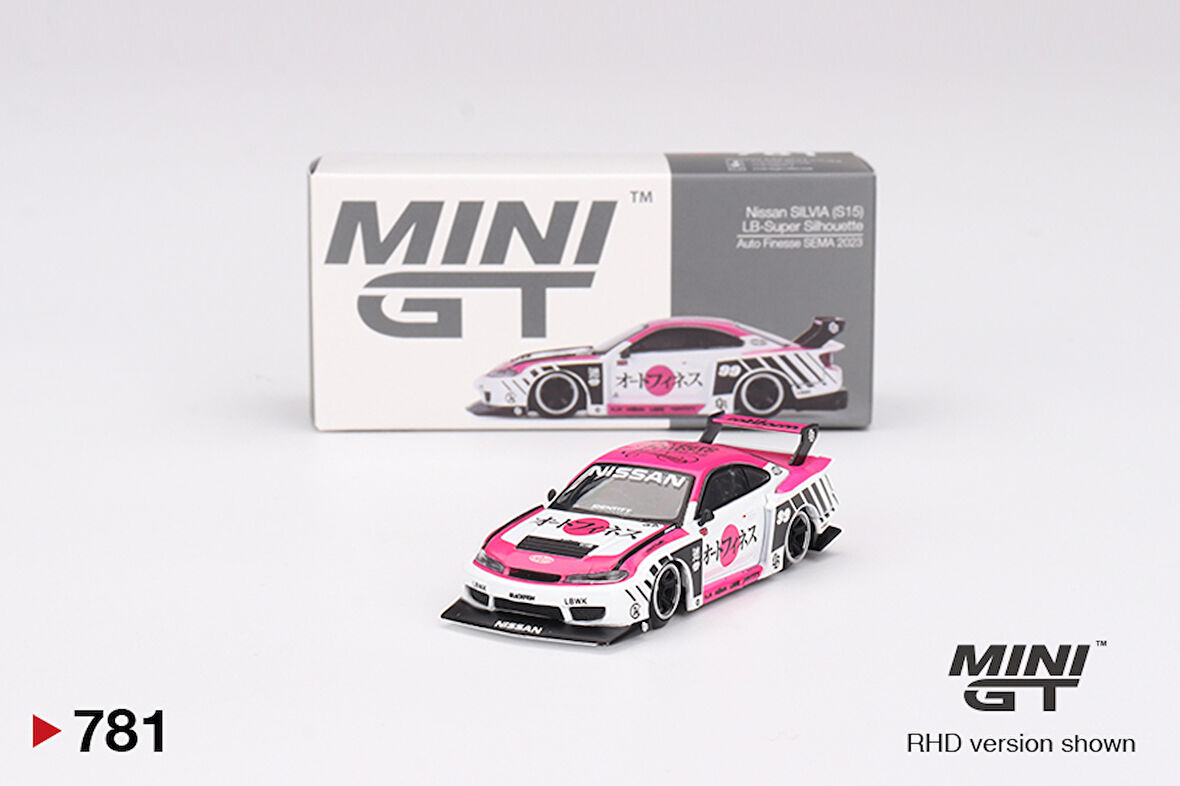 Mini GT 781 Nissan LB-Super Silhouette S15 SILVIA Auto Finesse SEMA 2023