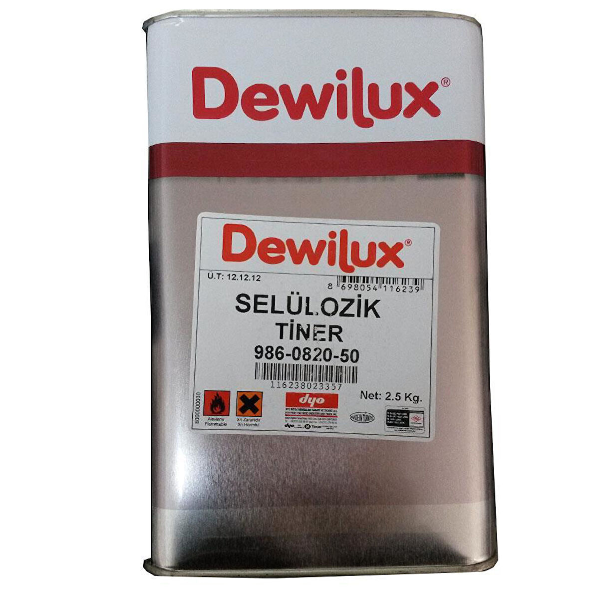 Dewilüx Selülozik Tiner 2,5 kg