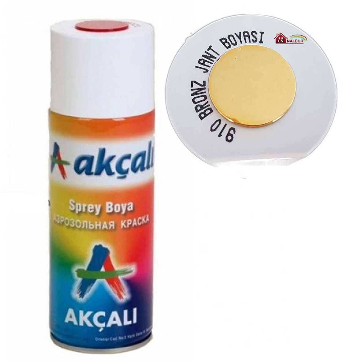 Akçalı Sprey Boya 400 ml 910 Bronz Jant