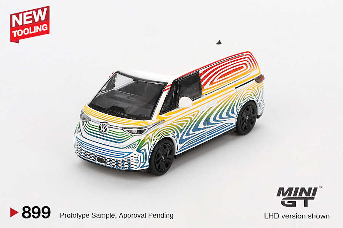 Mini GT 1/64 899 Volkswagen ID. Buzz Prototype "Rainbow" 