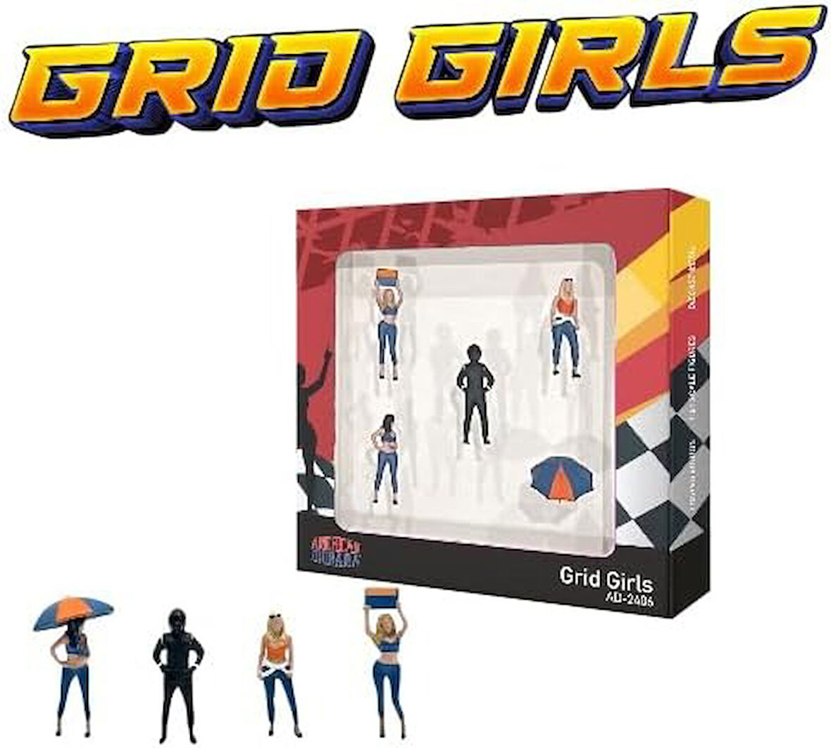 American Diorama Grid Girls AD-2406 Figür