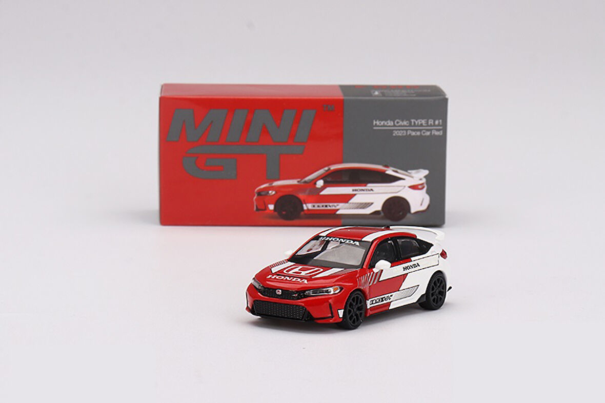 Mini GT 1/64 686 Honda Civic TYPE R 2023 Pace Car Red