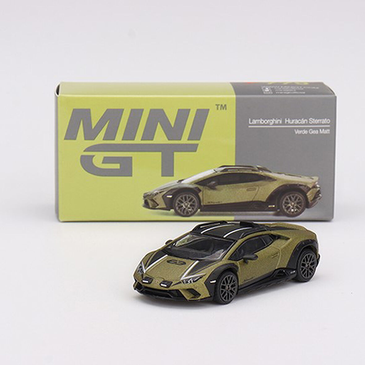 Mini GT 779 Lamborghini Huracán Sterrato Verde Gea Matt