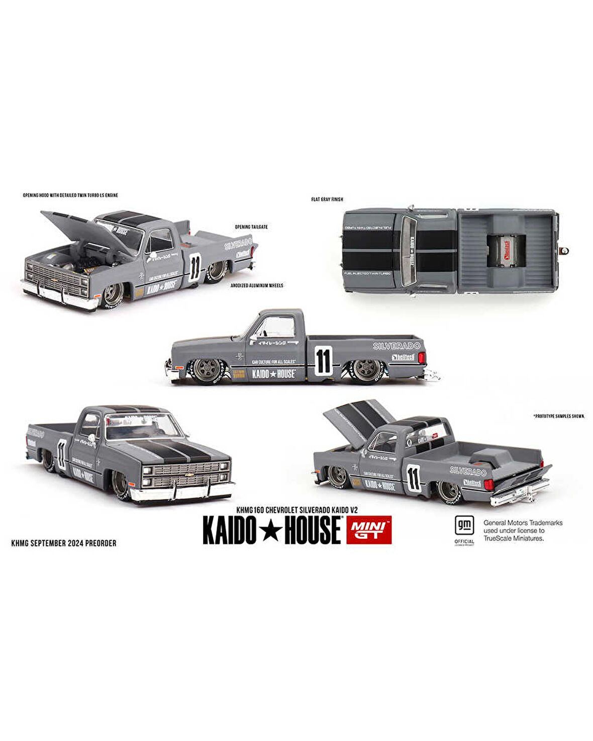 Mini GT 1/64 160 [KaidoHouse x MiniGT] Chevrolet Silverado KAIDO V2