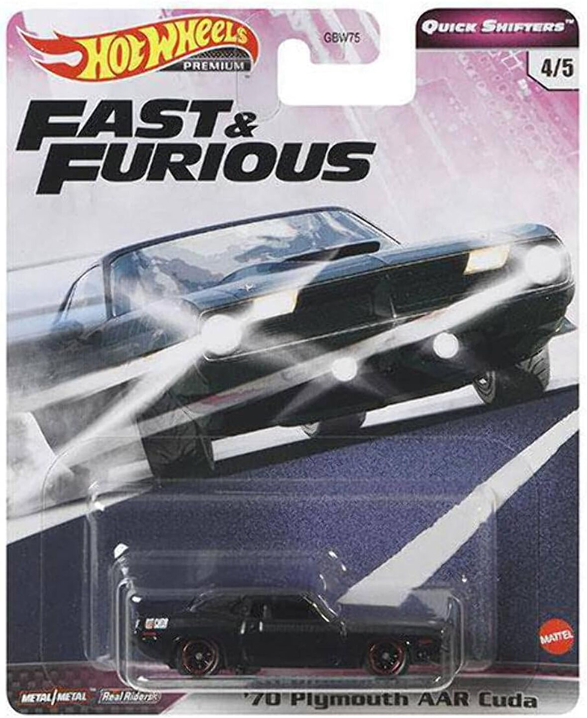 Hot Wheels Premium '70 Plymouth AAR Cuda