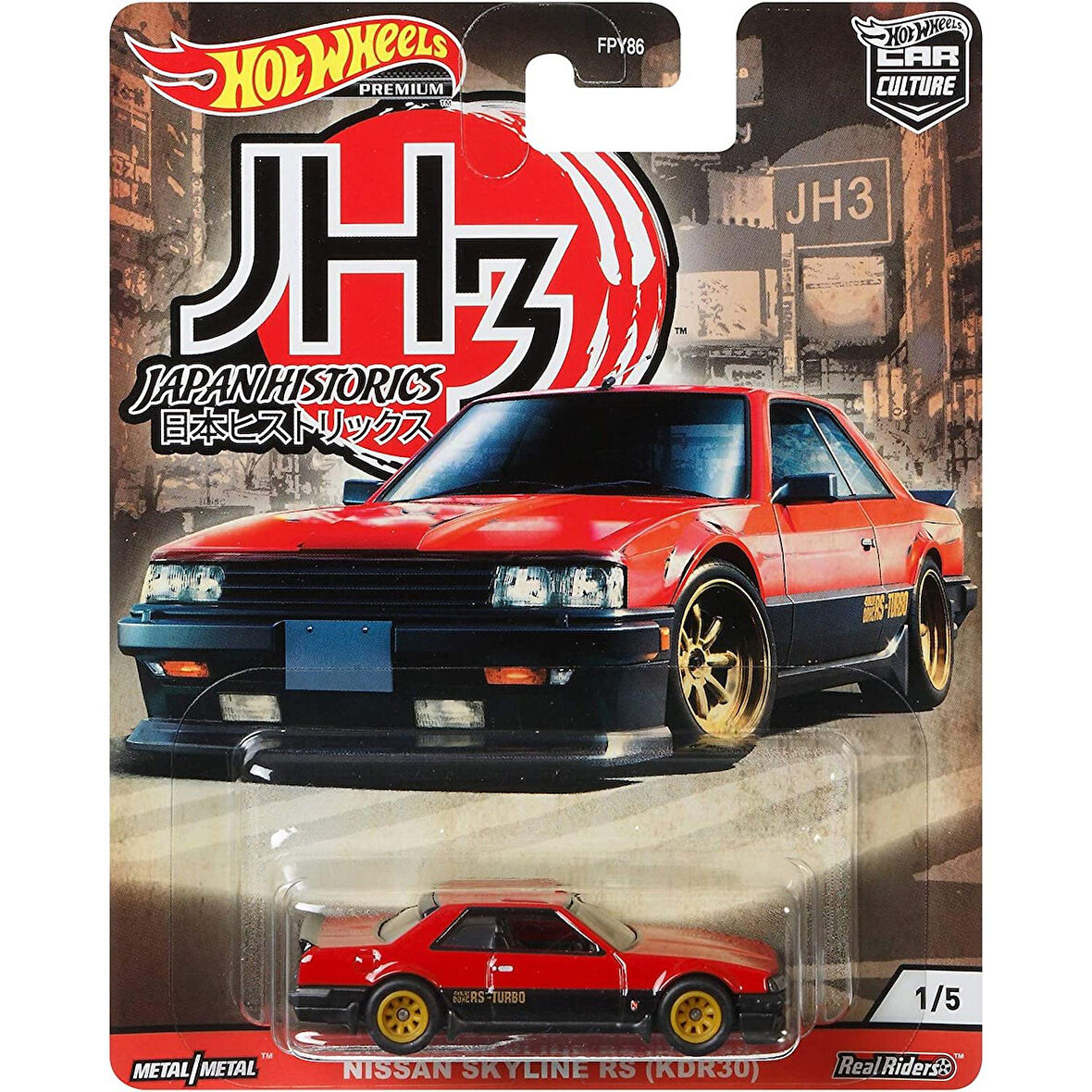 Hot Wheels Premium Nissan Skyline RS (KDR30) Japan Historics