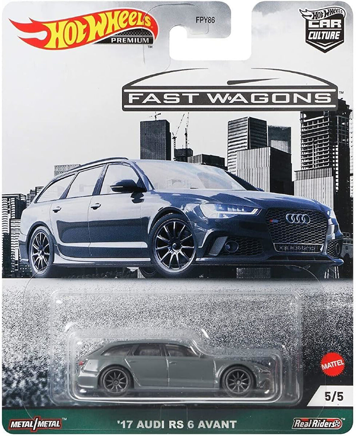 Hot Wheels Premium Fast Wagons '17 Audi RS6 Avant
