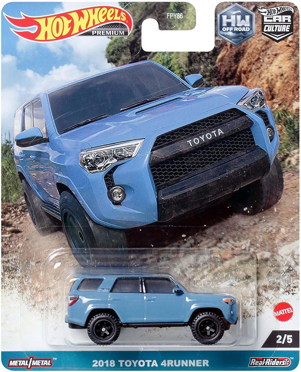 Hot Wheels Premium HW Off Road 2018 Toyota 4Runner