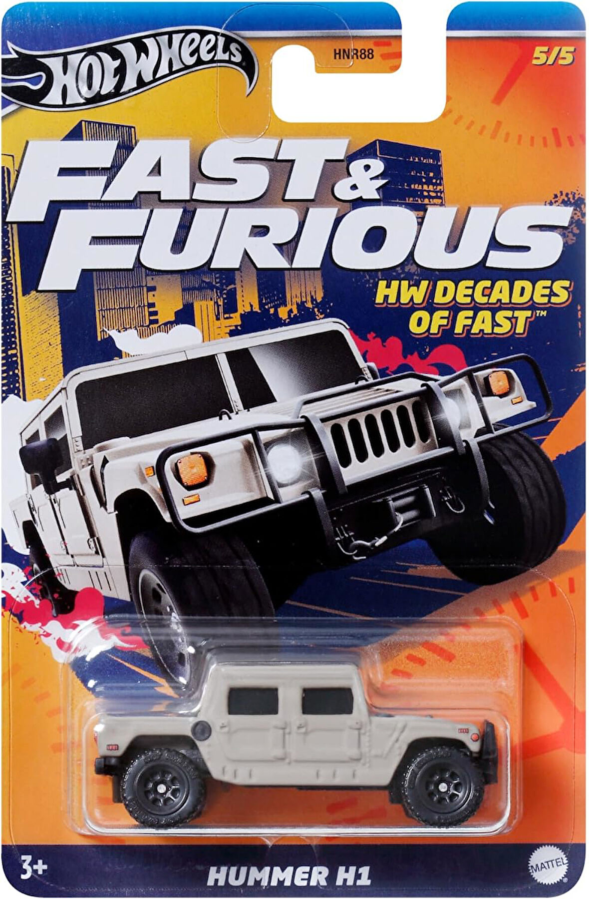 Hot Wheels Uzun Kart Gümüş Seri F&F Hummer H1