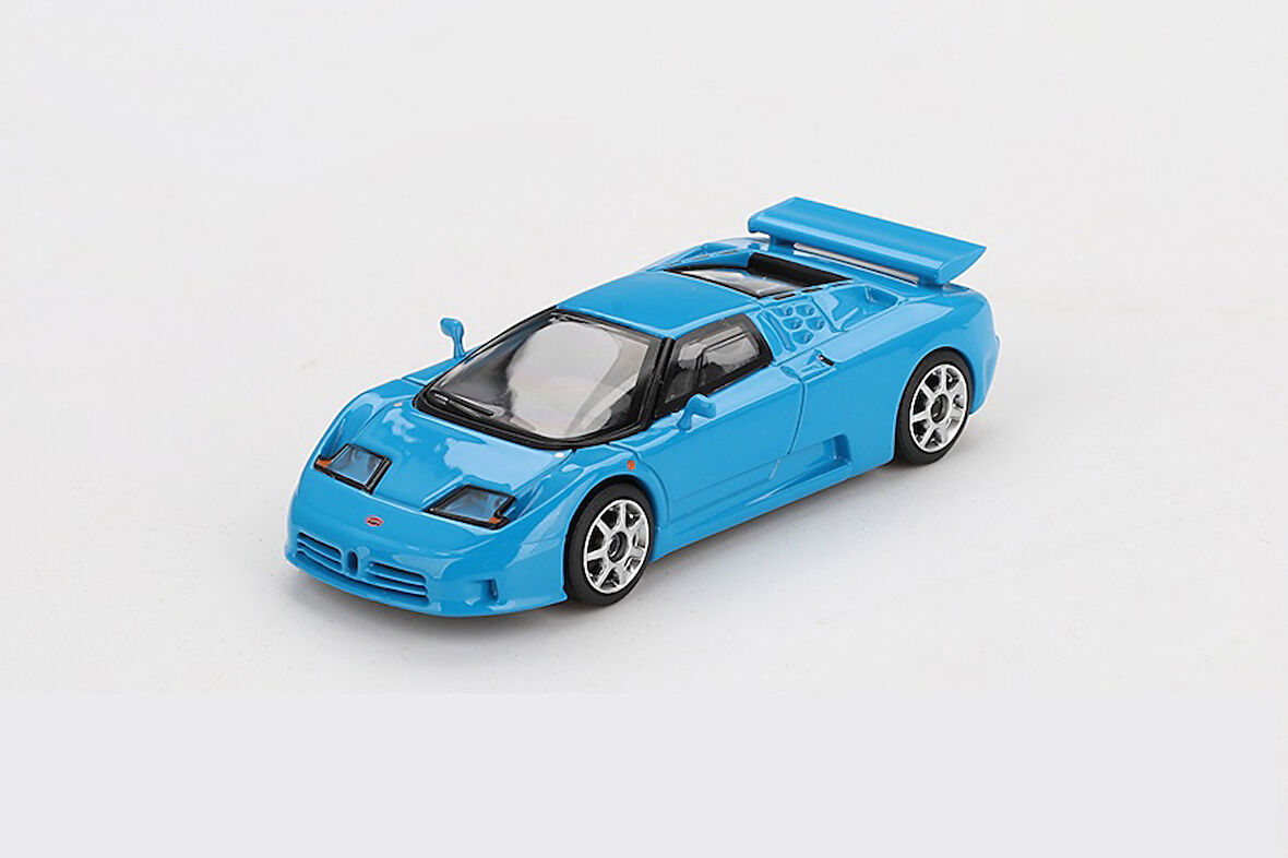 Mini GT 890 Bugatti EB110 Super Sport Blu Bugatti 1/64 