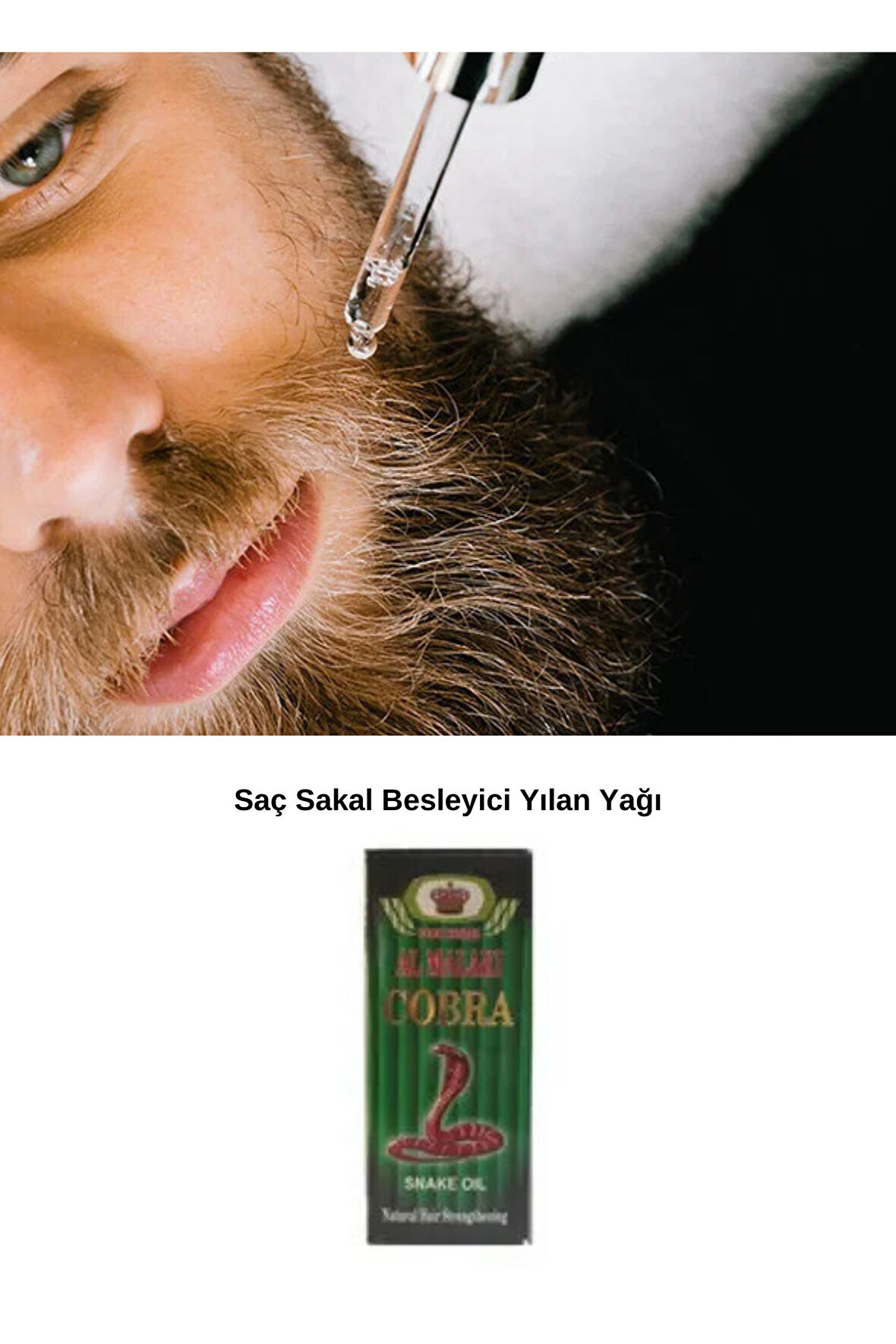 Kobra Saç ve Sakal Besleyici Gürleştirici Yılan Yağı 70ml