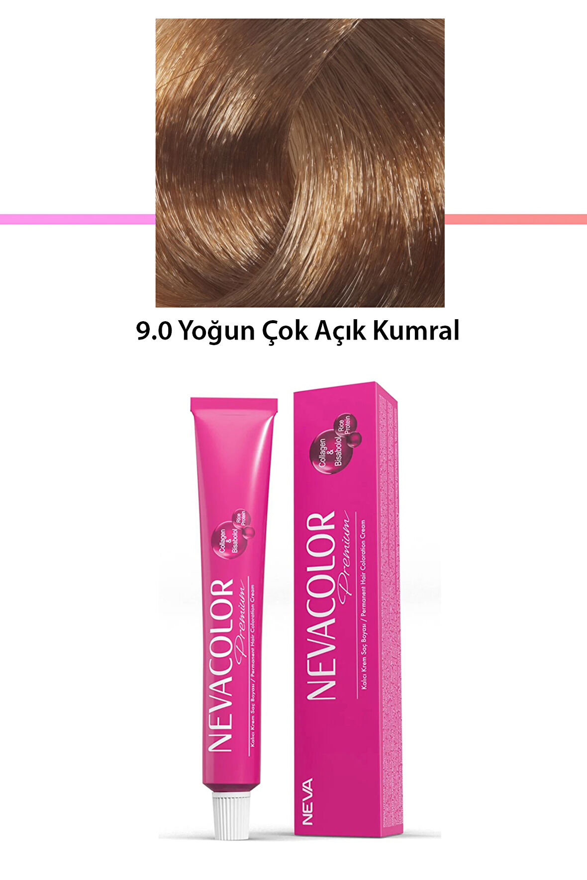 Premium 9.0 Yoğun Çok Açık Kumral - Kalıcı Krem Saç Boyası 50 g Tüp