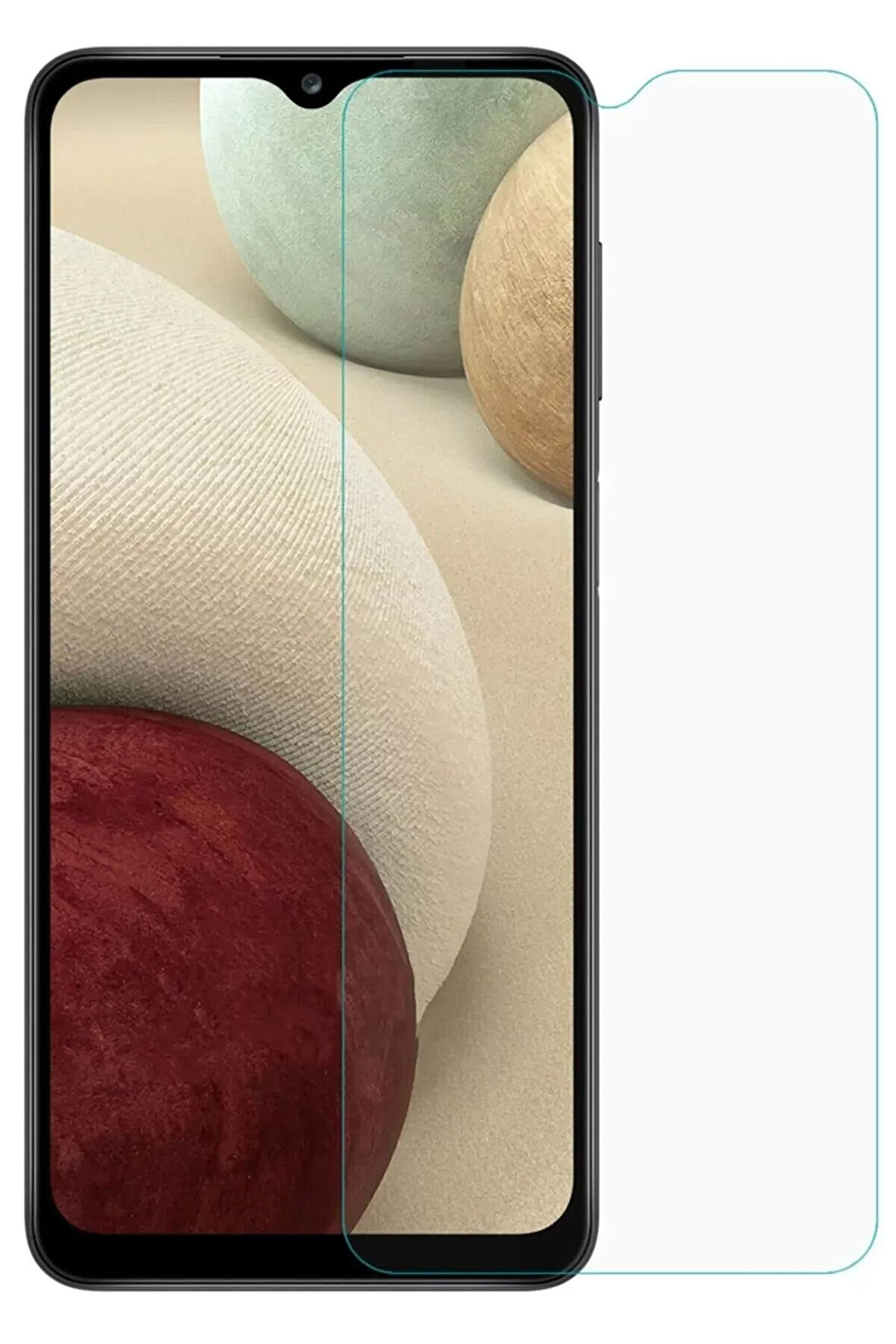  Galaxy A02 Uyumlu Premium Ekran Koruyucu 9h Sert Temperli Kırılmaz Cam Koruma faf