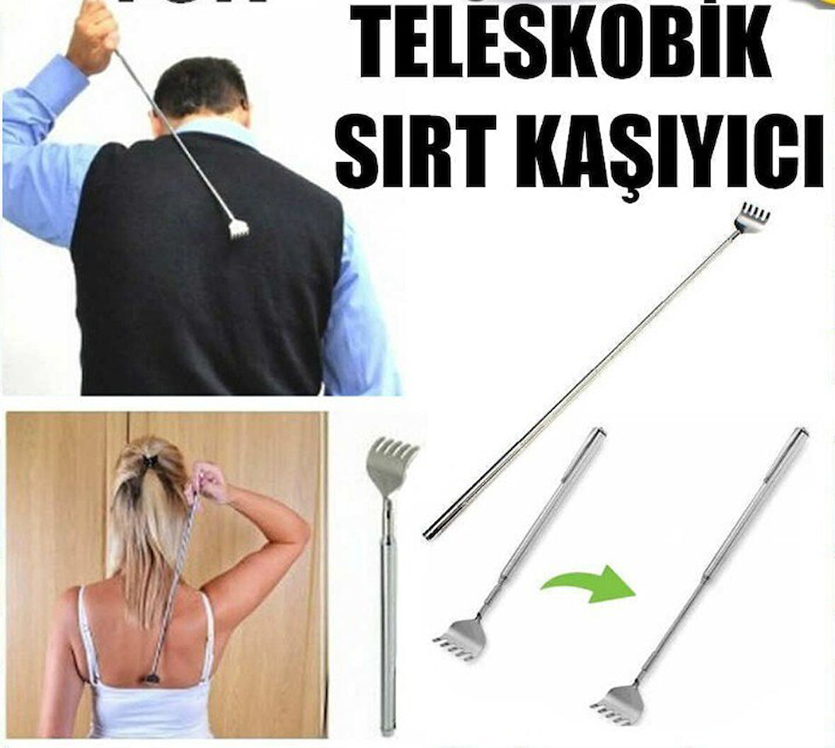 Teleskobik Sırt Kaşıyıcı