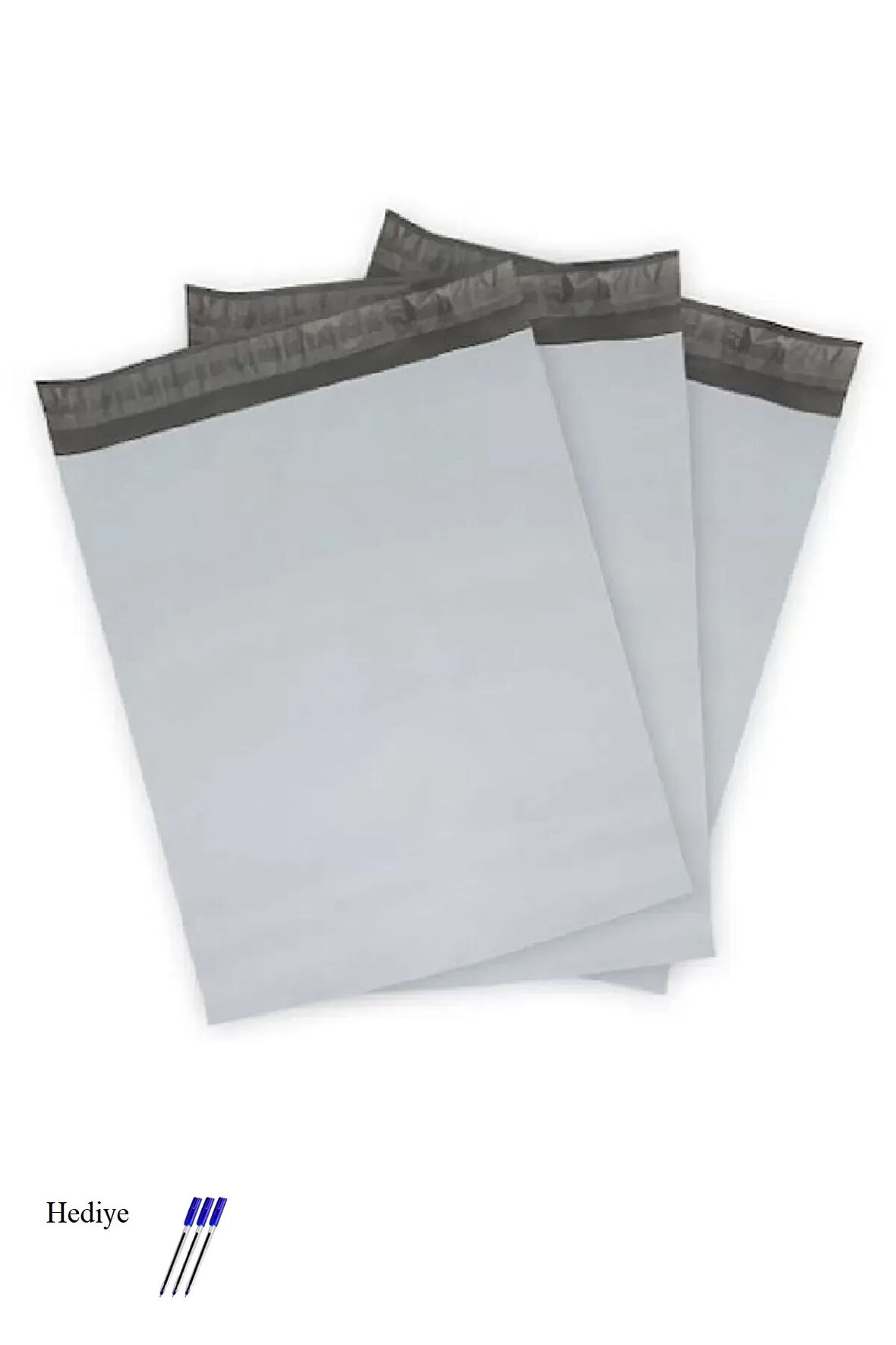 Cepsiz Büyük Boy Kargo Poşeti 35x45+5 cm - 200 Adet (40+40=80 Mikron)