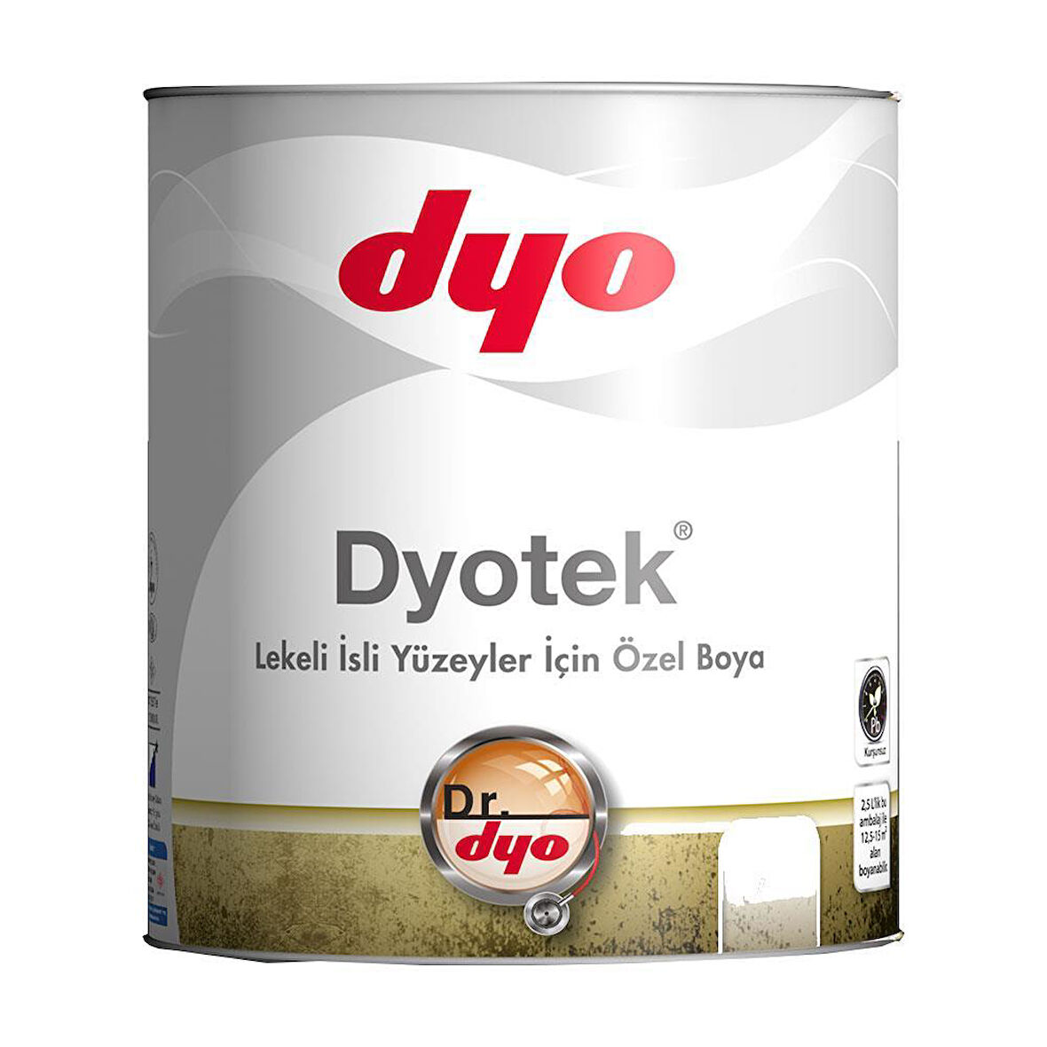 Dyotek Lekesi ve İsli Yüzeyler İçin Boya 0,75 Litre